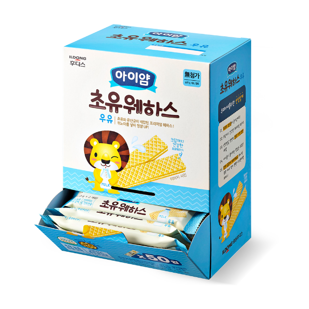 아이얌 초유 웨하스 우유 대용량팩 (6g*50입)