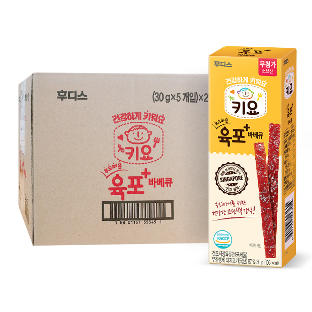 [키요] 부드러운 육포 바베큐 30g×10개 / 1box