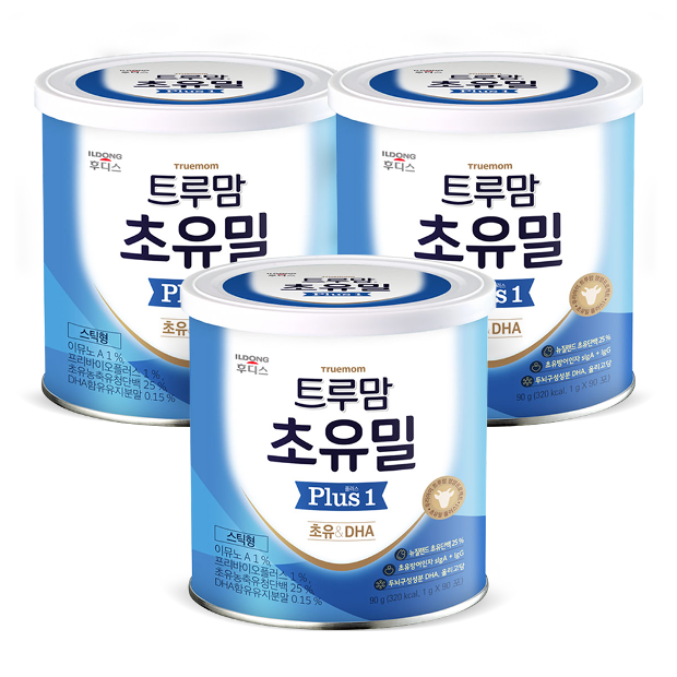 [정기배송] 트루맘 초유밀 플러스 1단계 90포 3캔