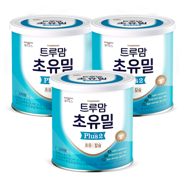[정기배송] 트루맘 초유밀 플러스 2단계 90포 3캔