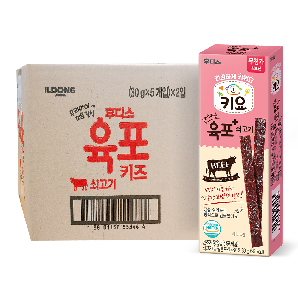 [키요] 부드러운 육포 쇠고기 30g×10개 / 1box